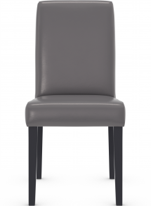 Firenze Dining Chair Grey Bonded Leather