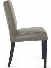 Pranzo Dining Chair Grey Aniline Leather